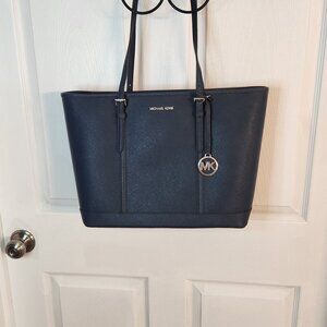 Michael Kors Jet Set Travel Large Saffiano Leather Tote Bag
